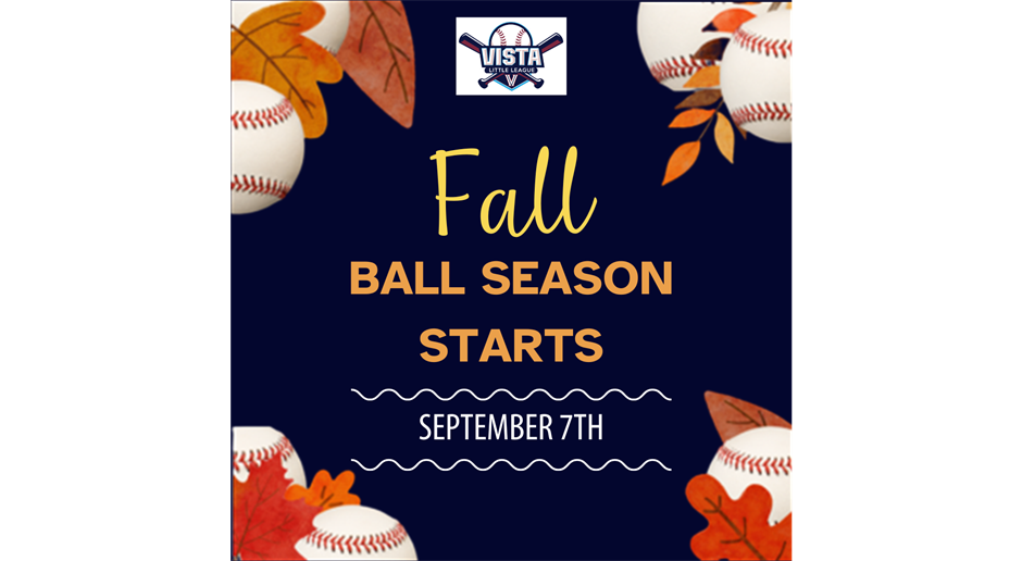 Falls Season Starts September 7th!  Click HERE for Game Schedule